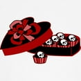 thumbnail image 3 of CafePress - Skull Valentine Candy Kids Baseball Jersey - Kids Cotton Baseball Jersey, 3/4 Sleeve Shirt, 3 of 4