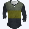 thumbnail image 2 of Fanxing Christmas Clearance 2024 Mens Henley Shirts Casual Plaid Gradient Long Sleeve Shirts Loose Pullover Graphic Tee Shirts Fall Fashion 1/4 Buttons Tops, 2 of 3