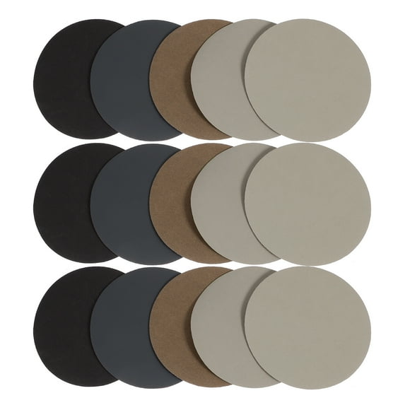 Miangastore 30Pcs Sanding Paper Round Sanding Pads Polishing Sandpapers for Furniture Woodworking