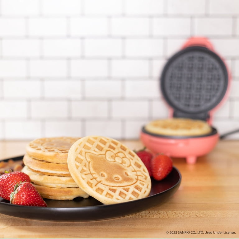 Uncanny Brands Hello Kitty Mini Waffle Maker RRK150, Non-Stick