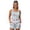 Blue and Pink-Flower, variant on DISNIMO Flower Printed Tankini Swimsuits for Women Two Piece Bathing Suits Athletic Swimwear Breathable Swim Tank Top with Shorts, S