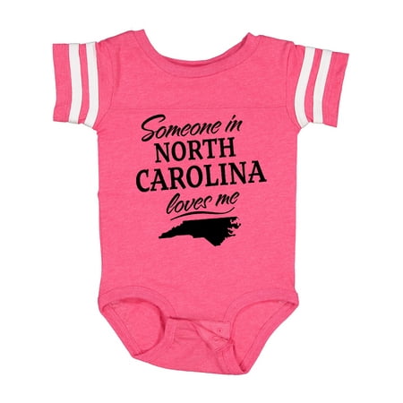 

Inktastic Someone in North Carolina Loves Me Gift Baby Boy or Baby Girl Bodysuit