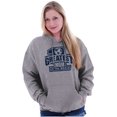 thumbnail image 4 of Number 1 Greatest Mom in the World Hoodie Sweatshirt Women Brisco Brands X, 4 of 6