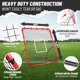 thumbnail image 2 of Red Rebounder Telury de béisbol, resistente, 1,2 x 1,4 m, con 3 ángulos, 2 of 6