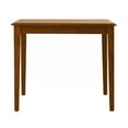 thumbnail image 4 of Boraam Shaker Rubberwood Dining Table in Walnut Finish, 4 of 7