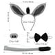 thumbnail image 4 of 1 juego de accesorios de disfraces de burro, incluida la diadema de burro de la oreja de burro de la cola y la decoración de la nariz, 4 of 7