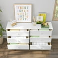 thumbnail image 6 of Max & Lily Solid Wood 6 Drawer Dresser, White, 6 of 8
