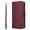 Winered, variant on Allytechgroup for Samsung Galaxy A36 5G Wallet Case with 9 Card Slots & Zipper Pouch for Women Men, Magnetic Closure Kickstand Durable PU Leather Wristlet Strap Folio Flip Luxury Cover, Winered