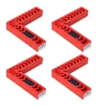 thumbnail image 3 of Carpentry Accessory,4Pcs/Set Carpenter L‑Shape 90 Right Angle Clamp Corner Clamp Sturdy Construction, 3 of 14
