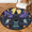 Multicolour 1, variant on CURLYOOT Round Rug 3ft Cute Ghost Pumpkin Area Rug, Washable Circle Mat Non Slip Floor Carpet Mat, Purple Soft Indoor Rugs for Entryway Living Room Dining Room Bedroom