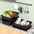 thumbnail image 4 of Aninhao 12 Pack Restaurant Bus Tubs with Lids, 13 L Black Utility Bus Box, 4 of 7