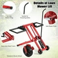 thumbnail image 4 of Costway Lawn Mower Lift Jack for Tractors & Zero Turn Riding Lawn Mowers 500lb Capacity, 4 of 12
