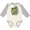 Natural and Heather, variant on Inktastic Tennis Ball Boys or Girls Long Sleeve Baby Bodysuit