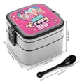 thumbnail image 2 of JOJO Siwa Fiambrera de Doble Capa, Contenedor de Almuerzo Portátil Apilable, Almacenamiento de Alimentos Hermético a Prueba de Fugas, 1000ml, 2 of 6