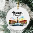 thumbnail image 2 of Yerevan Armenia Christmas Ornament, Collection of City Travel Souvenirs for Family and Friends, Christmas Tree Ornament City Travel, Trips of The Year, Christmas Ornament 2025, 2 of 5