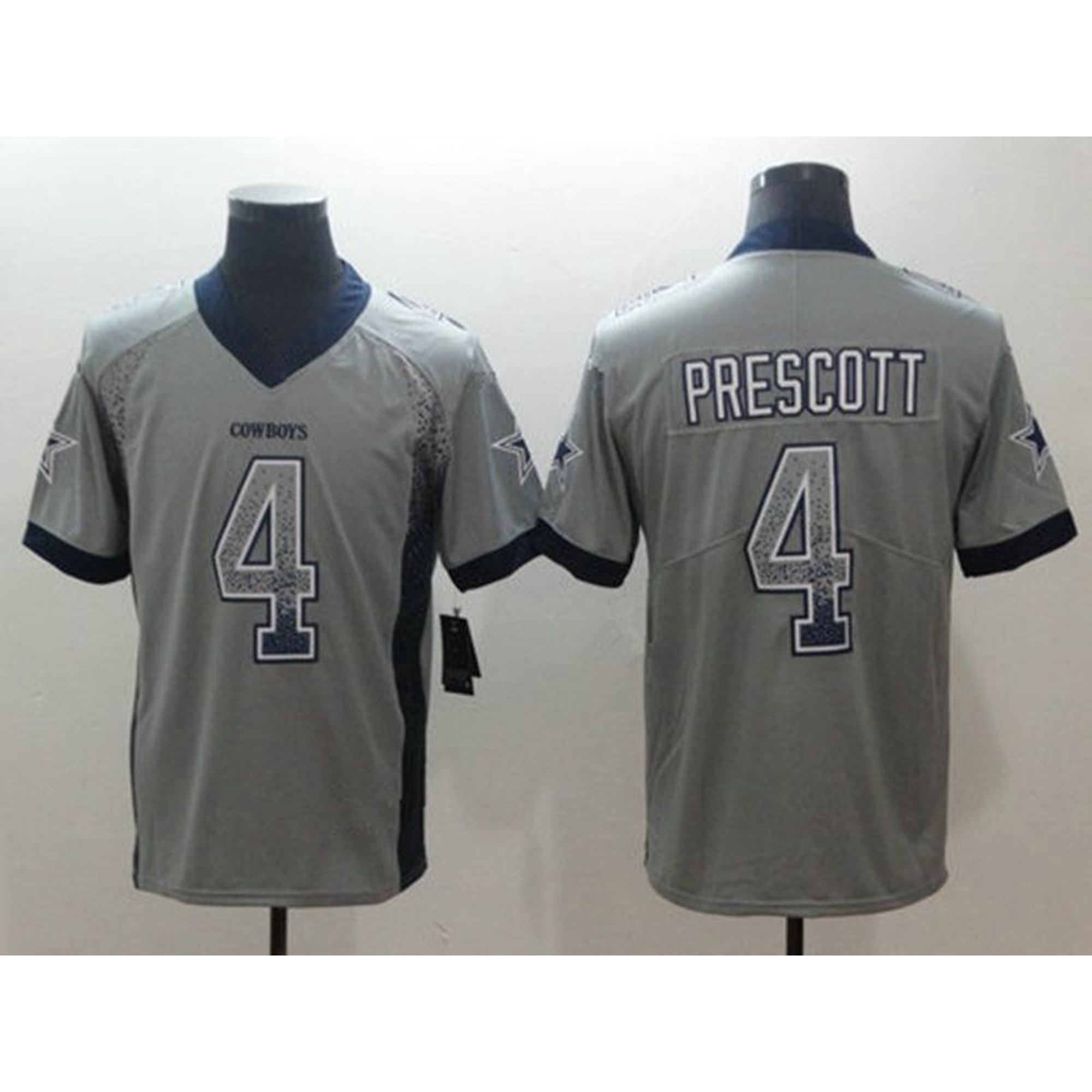 NFL Dallas Cowboys Salute to Service (Dak Prescott) Men's Limited Football  Jersey