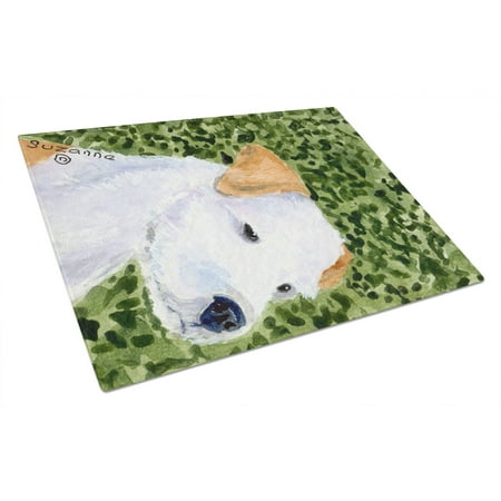 

Caroline s Treasures SS8728LCB Jack Russell Terrier Glass Cutting Board Large 12H x 16W multicolor