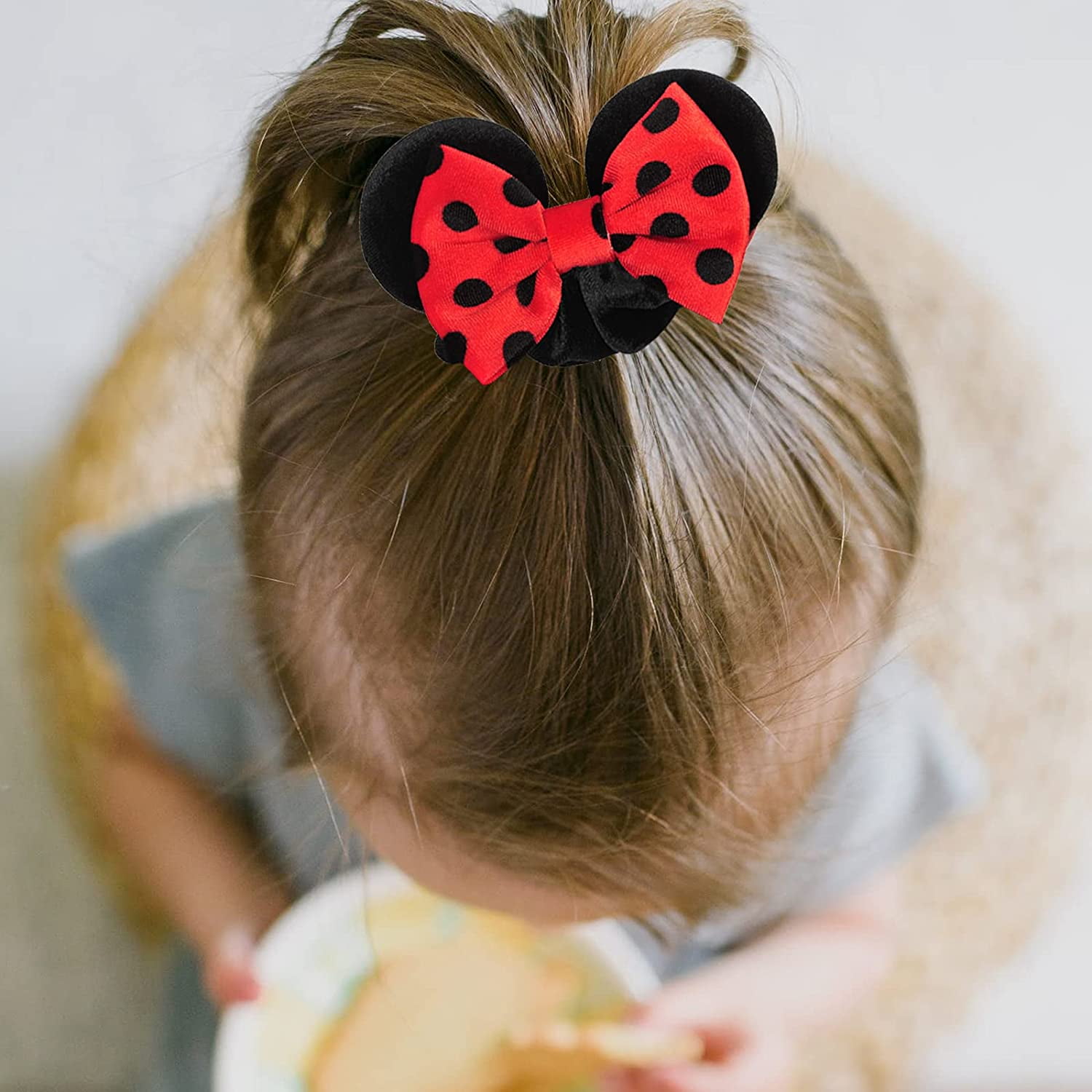 minnie mouse bow hair tie
