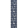 thumbnail image 5 of JONATHAN Y TUSCAN SUN 2 x 8 Runner Rug, Rayna Geometric Organic Shapes - Navy/Cream, TSN305B-28, 5 of 5