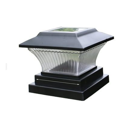 

DTOWER Fence Lamp Solar Powered LED Landscape Light Decorative Column Lamp Compact Street Light Decoration Lamp IP65 Waterproof for Garden Porch Walkway Wall Eaves Patio Driveway