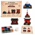 thumbnail image 2 of 3D Beaded Japan Landmarks DIY Kit, Famous Landmark Beaded Craft Set, Premium Bead Materials For Vivid 3D Architecture Decoration, 2 of 9