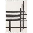thumbnail image 1 of Casavani Indian Cotton Flat Weave Area Rug, Black 2.6x8 feet, 1 of 6