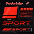 thumbnail image 2 of (Red)12 Pieces Reflective Car Stickers, Red Reflective Car Wheel Stickers Reflective Stickers Decals for 18''-21'' Wheels Tire Rim Accessories, 2 of 5
