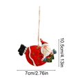 thumbnail image 3 of AZXY Christmas Tree Ornaments Hanging Decorations, Assorted Xmas Hanging Pendants for Winter Holiday Scene Decor, Indoor Home Party Mantel Window Festive Christmas Decor Supplies, 3 of 7