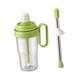 thumbnail image 3 of Botella de agua de taza de agitación portátil para jugo de café botella de agitador reutilizable con trituradora de hielo palo para la fiesta, 3 of 9
