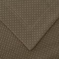 thumbnail image 2 of Blue Nile Mills Jacquard Matelasse Taupe Geometric Cotton Bedspread, King, 2 of 5