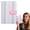Pink, variant on A6 Rainbow Gradient Ring Bound Notebook Multifunctional Replaceable Page Finance Planner Portable Household Journal 1PC Rainbow