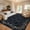 black, variant on GlowSol 5x7 ft Washable Pearl Velvet Area Rug - Floral Farmhouse Design, Non-Slip TPR Backing for Living Room, Bedroom, Dining Room, Pink