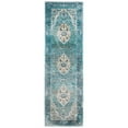 thumbnail image 2 of SAFAVIEH Luxor Amadine Floral Bordered Runner Rug, Turquoise/Beige, 2'2" x 7', 2 of 5