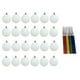 thumbnail image 1 of 24 Piezas Bolas Navideñas Colgantes Esferas Decorativas Navidad Adornos Pintables Irrompibles DIY para Niños y Adultos Apto para, 1 of 9