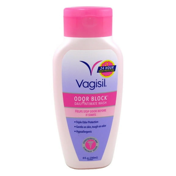 Vagisil Daily Intimate Wash Odor Block 8 Ounce (Pack of 2)