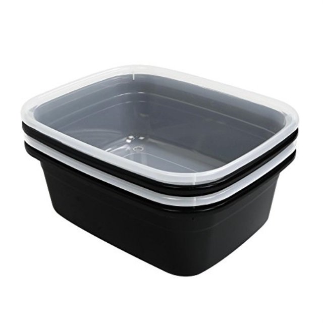 Doryh Plastic Dish Tubs 14 QT, Set of 4