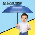 thumbnail image 6 of Knirps Surf Rookie Manual Rain Umbrella for Elementary and Middle School Kids – 35.4" Canopy with Reflective Safety Stripe, Lightweight Design, Wind Tunnel Tested, Carrying Case Included, 6 of 7