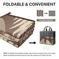 thumbnail image 6 of DEORAB 9'x12' Outdoor Rugs Patio Waterproof Outside Mat Reversible Plastic Camping Carpet,Coffee & Beige, 6 of 8