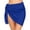 Royal Blue, variant on Sarong Coverups for Women Beach Cover Up Cutout Sarong Skirt Wrap Swimwear Sheer Bikini Swimsuit