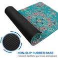 thumbnail image 6 of Turn Your Desk into an Art Piece: Cute Mandala Mouse Pad - Small Size, Non-Slip, Stitched Edge, Waterproof - Perfect for Women's Office (31.5x11.8 Inch), 6 of 7