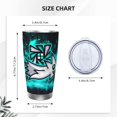 thumbnail image 4 of Saiise Geometry Dash Print Tumbler 20 Oz Stainless Steel Vacuum Insulated with Straw Coffee Cup for Home,Office,Outdoor Works Great for Ice Drinks and Hot Beverage, 4 of 8