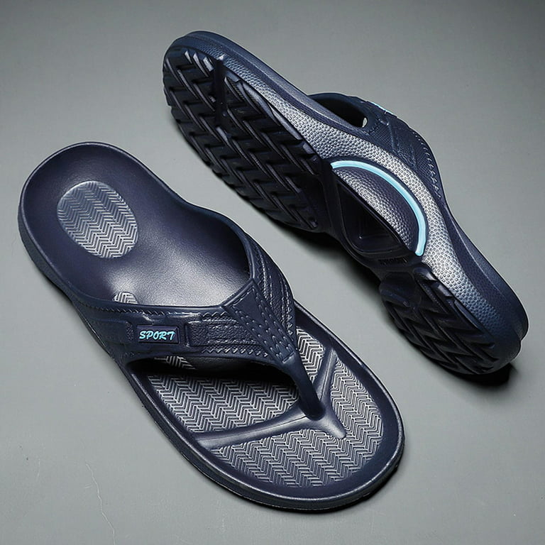 AXXD Flip-Flops Slippers,Men's Fashion Casual Sandals Shoes Outdoor Flip  Flops Beach Leisure Slippers For Men