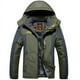 thumbnail image 4 of Chaqueta de invierno para hombre, prendas de vestir impermeables de lana gruesa, chaquetas de descarga, cortavientos para hombre, Parka verde militar, impermeable, abrigos de talla grande 9XL, 4 of 5