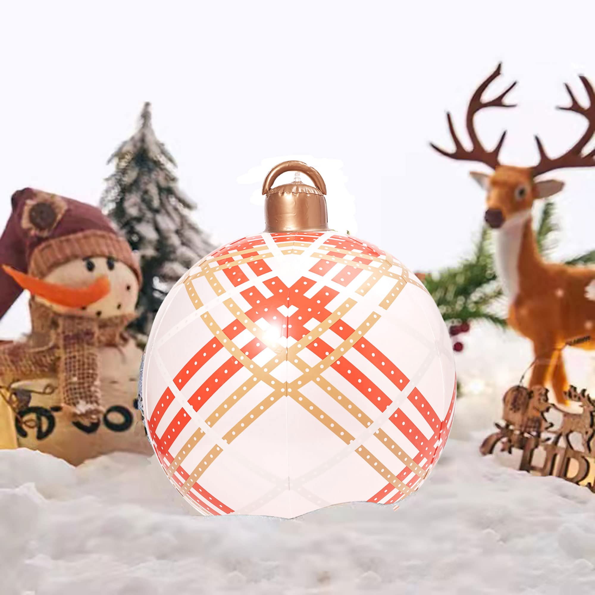 Outdoor Christmas Inflatable Ball,Christmas Tree Decorations Ball PVC