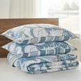thumbnail image 5 of Levtex Home - Stillwater Denim Quilt Set - Twin Quilt and One Standard Sham - Coastal - Denim Blue and White - Quilt (68x86in.) and Sham (20x26in.) - Reversible - Cotton, 5 of 7