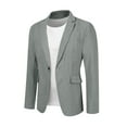 thumbnail image 5 of Lars Amadeus Formal Blazers for Men's Slim Fit Solid Color Prom Wedding Sports Coats, 5 of 5