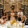 thumbnail image 6 of 52 Ft White-Gold Champagne Heart Streamer Garlands – Sparkling Paper Hanging Banners, Ideal for Wedding, Engagement, Bachelorette, Baby Shower & Christmas Party Decor, 6 of 6