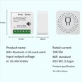 thumbnail image 2 of 4X Tuya 16A MINI Wifi Switch DIY 1-Way Control Remoto Temporizador Relé Automatización para Vida Inteligente Trabajo, 2 of 5