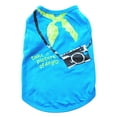 thumbnail image 2 of CHBORLESS Large Dog Summer T-Shirt Cotton Pet Shirt Soft Puppy Clothes (Blue), 2 of 5
