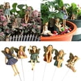thumbnail image 3 of ABODELINE Resin Flower Fairies Figures Elf Fairy Garden Accessories Fairy Garden Figurines 6pcs Miniature Fairies for Outdoor Garden Décor, 3 of 6